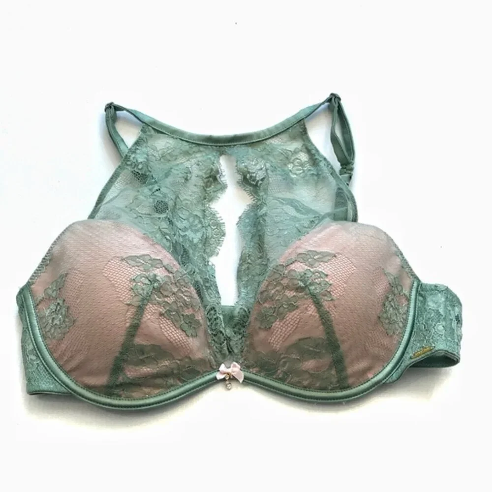 La Vie En Rose lacy convertible bra Sz 34 D - Picture 1 of 8